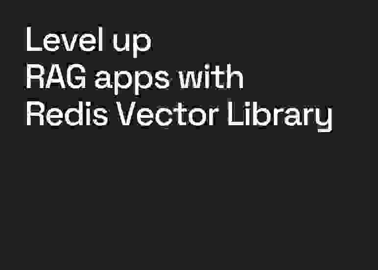 Redis Vector Library Blog Card