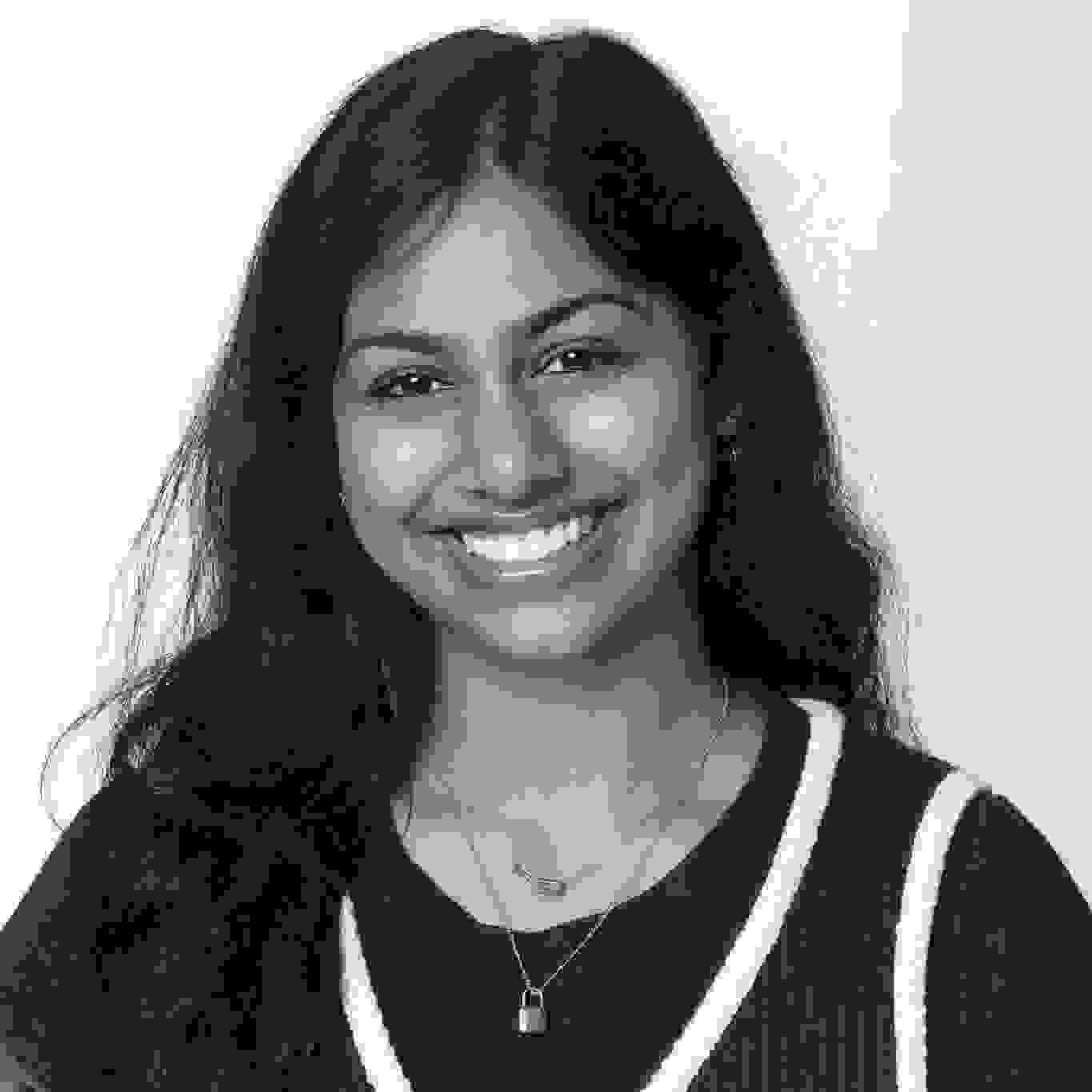Rini Vasan B&W Headshot
