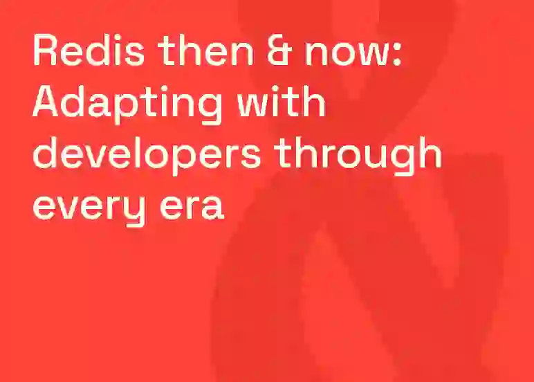 Redis Blog Redis Now And Then Blog Card